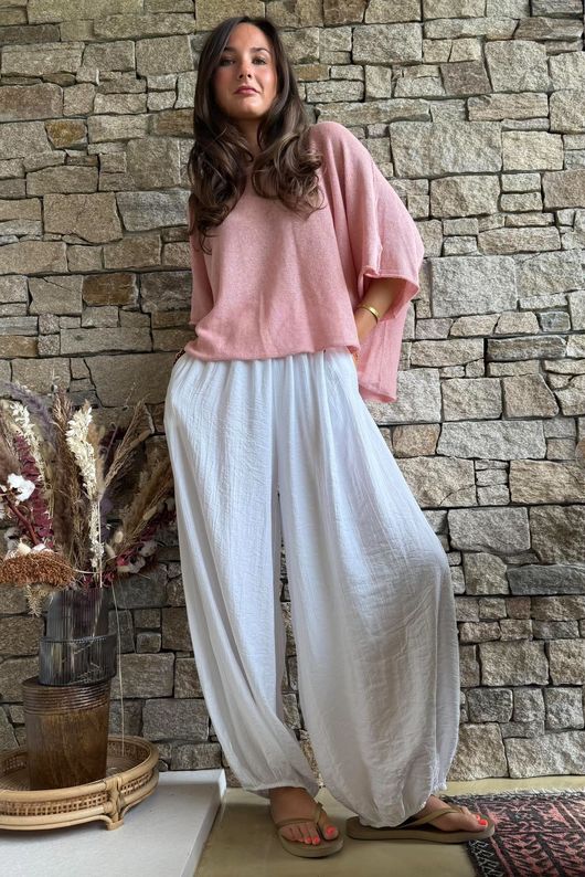 Randles Balloon Pant White